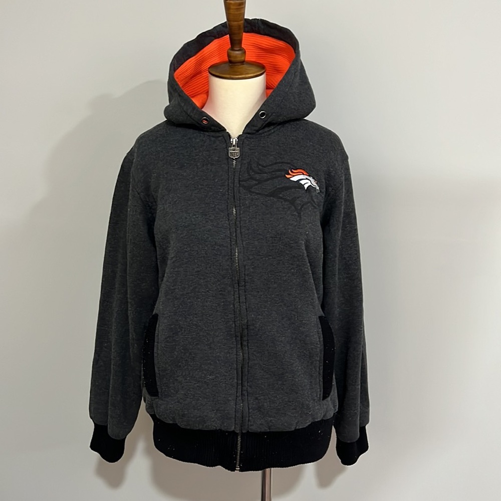NFL Pro Line Denver Broncos hooded sweater women’s size M